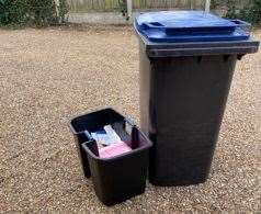 The blue bin and paper caddy insert (54772036)
