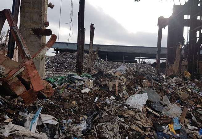 Fire aftermath at the Westwood industrial unit (5849222)