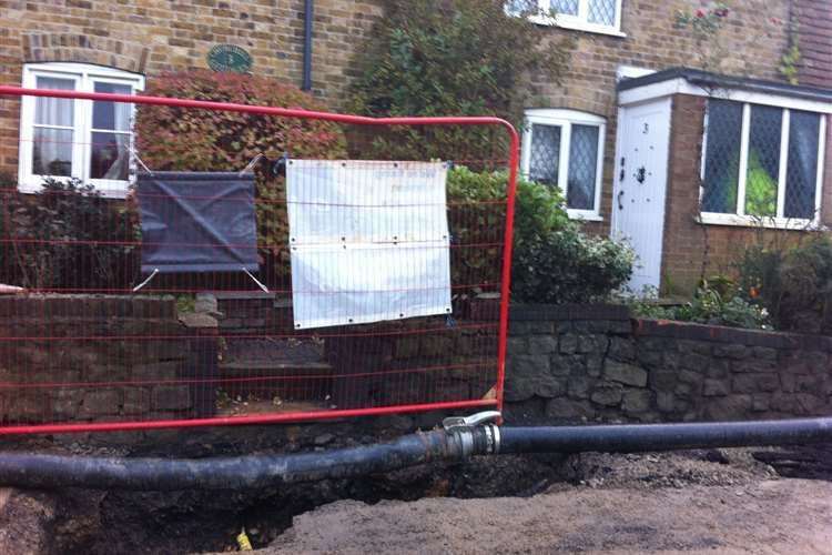 The sinkhole that appeared in Leeds village in 2013 (63485995)