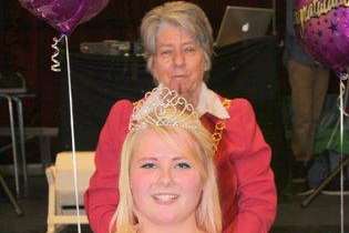 Miss Sittingbourne Georgia Lane with Swale mayor Cllr Sue Gent