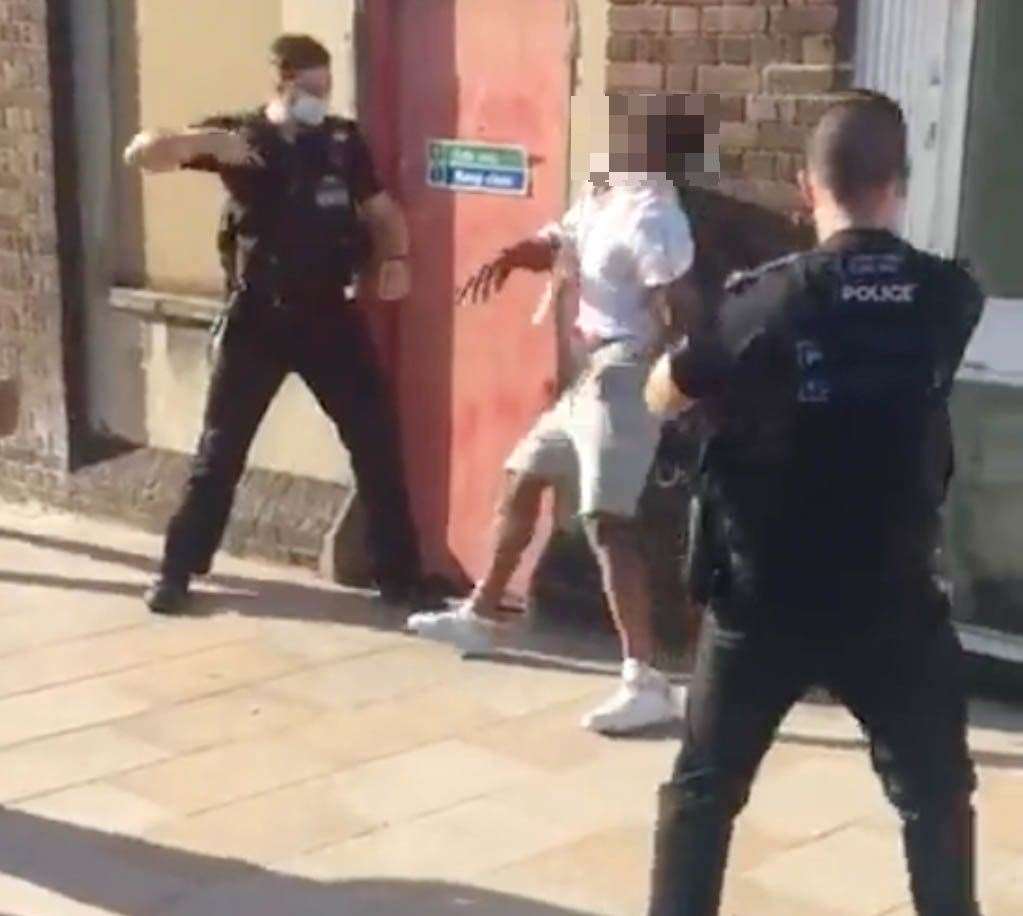 A man was tasered after police responded to a stabbing in Dartford. Picture:UKNiP