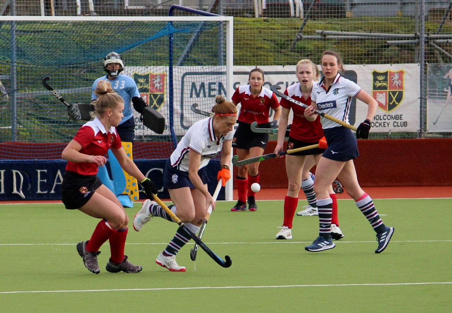Holcombe’s women’s team are at home on Saturday ahead of the men’s Premier Division fixture against against Surbiton Picture: Jon Goodall