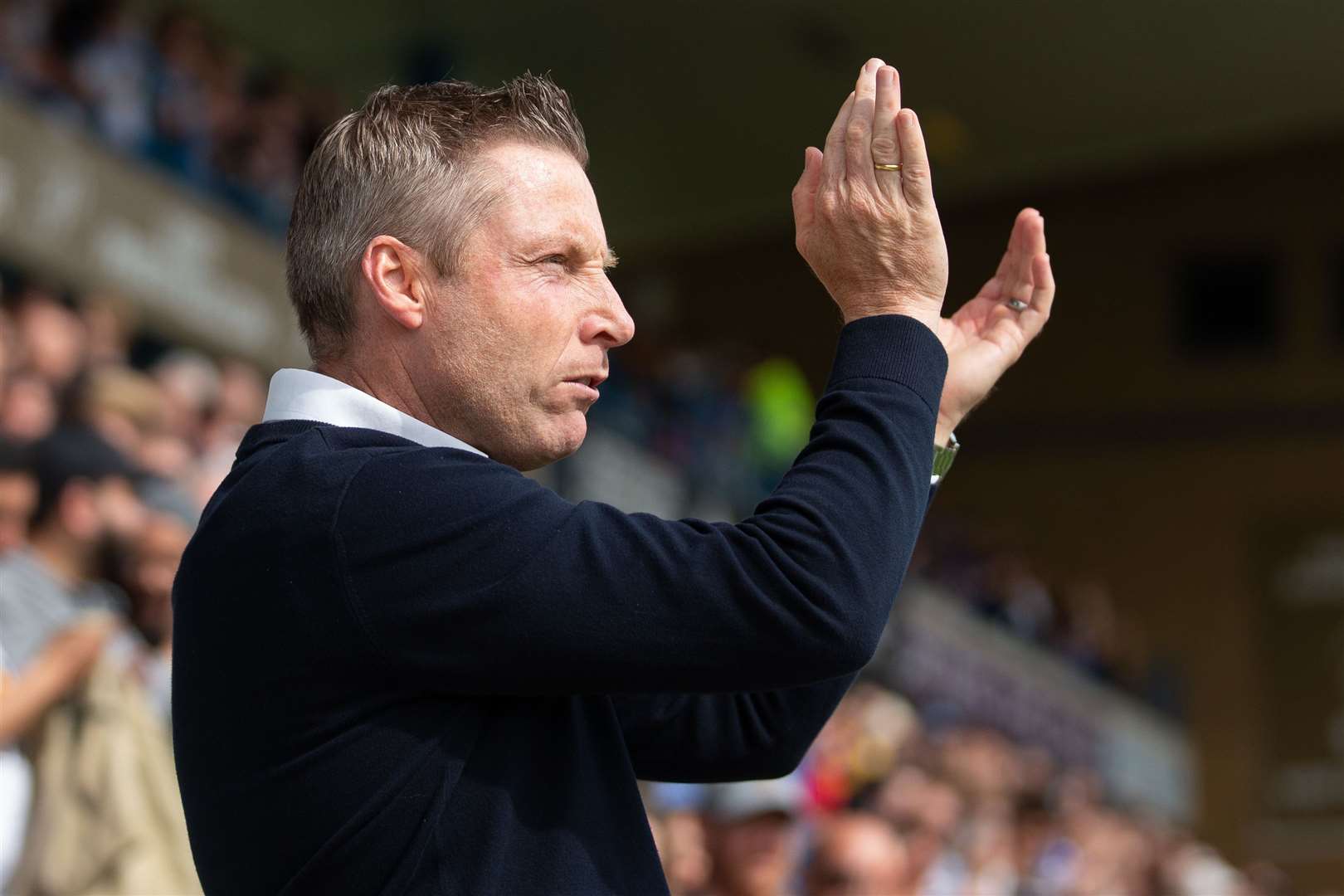 Neil Harris thanks fans for their support Picture: KPI