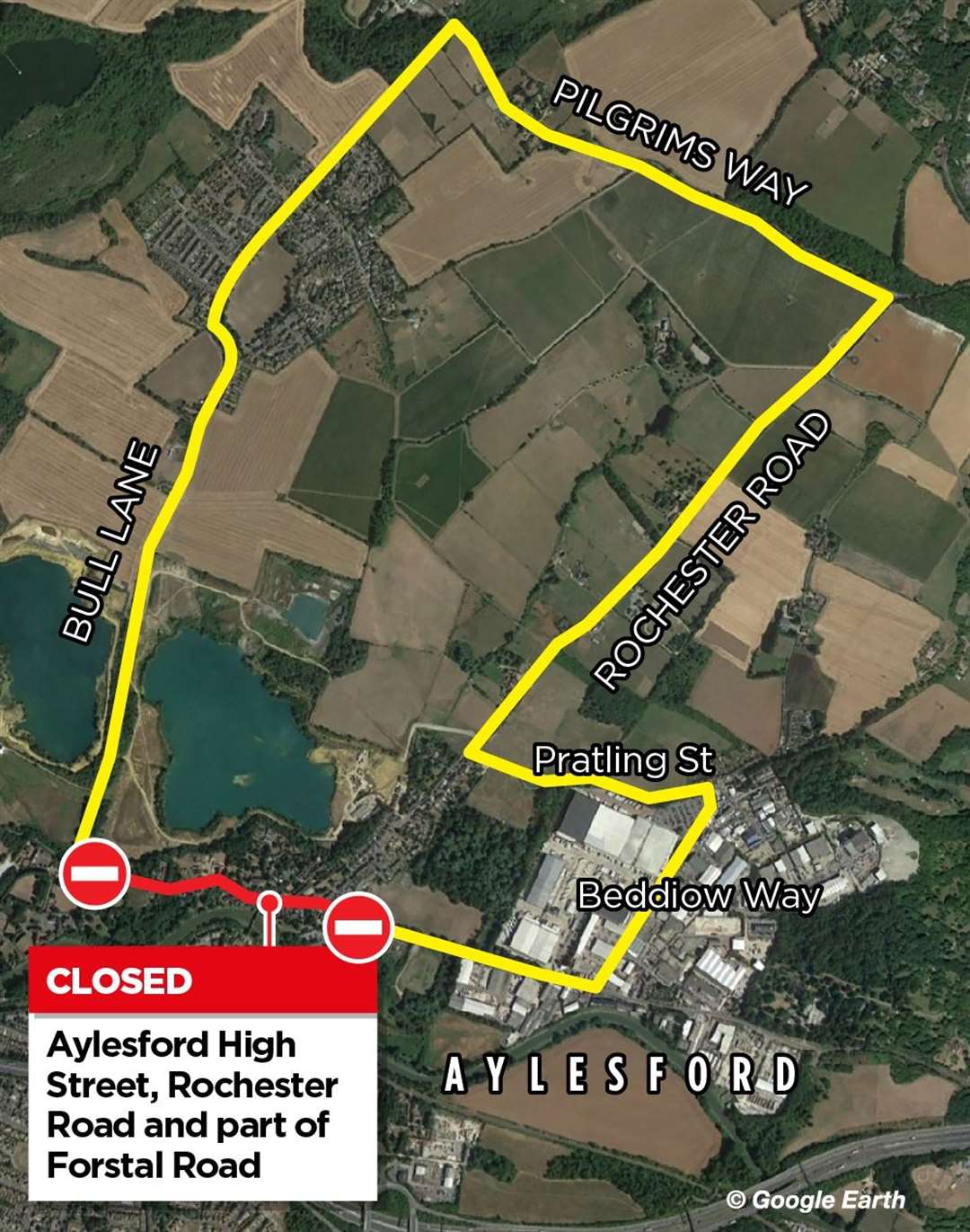 Drivers will have to use this diversion route