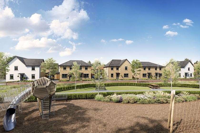 42 of the new homes on the estate are being bought by Thanet District Council. Pic: Barratt Homes