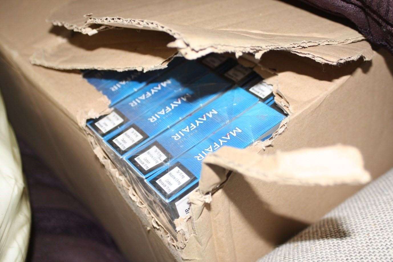 Counterfeit cigarettes found in Coulton's lorry