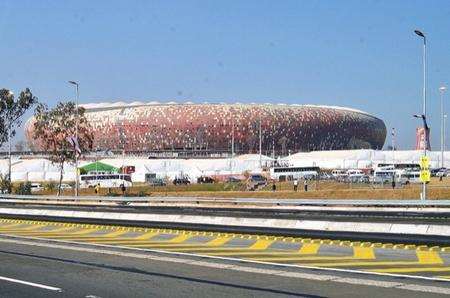 Soccer City in Soweto where the opening game was held