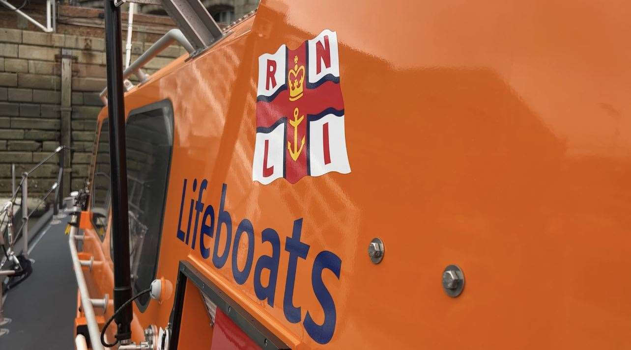 The Shannon-class lifeboat at Sheerness Dockyard. Picture: Megan Carr