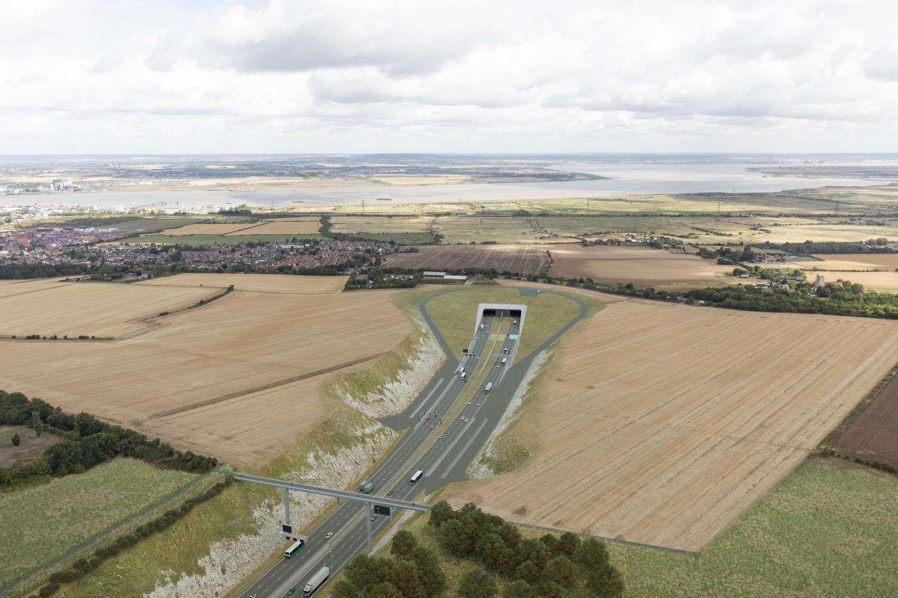 How the southern portal of the Lower Thames Crossing, in Kent, will look (6135620)