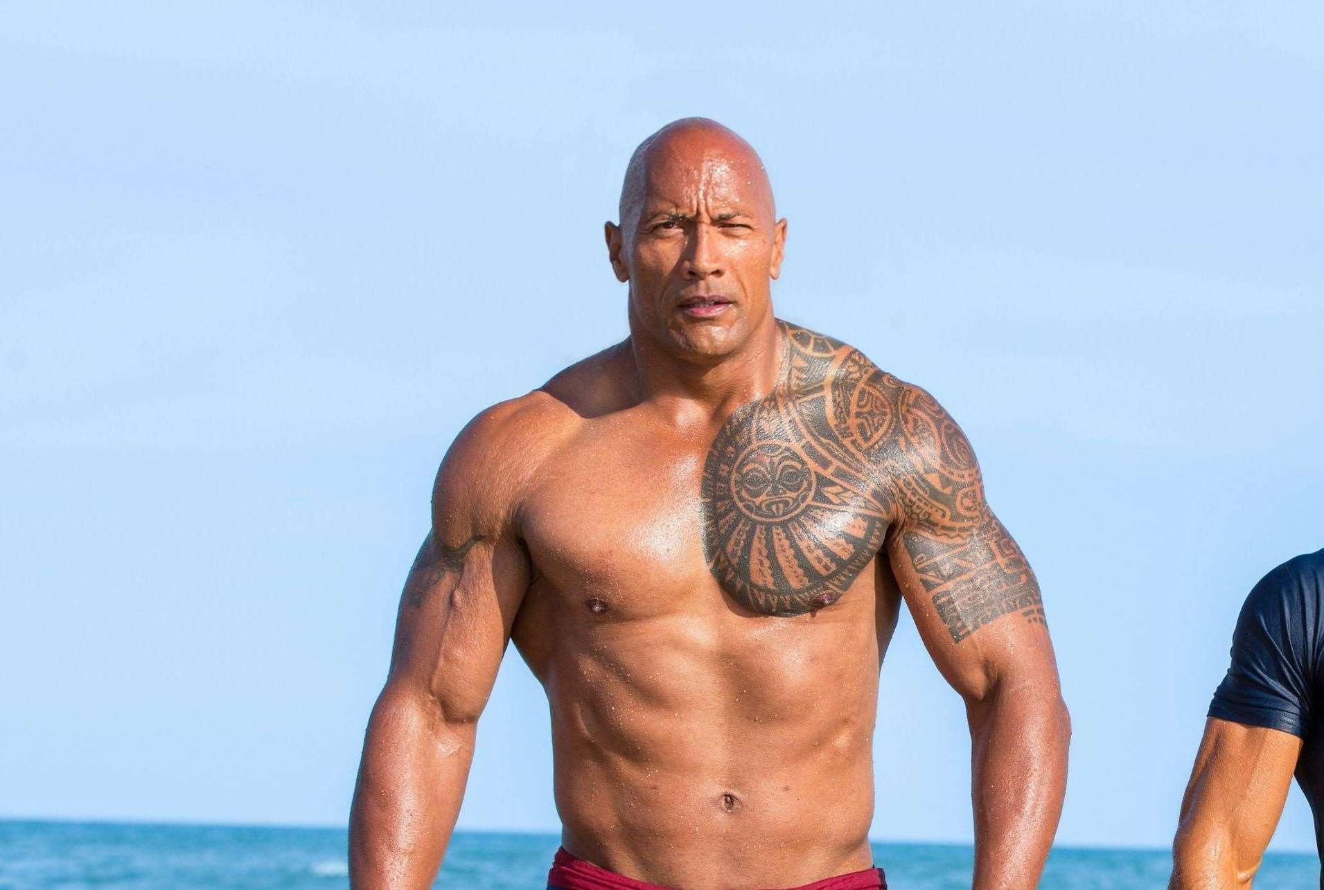 Dwayne Johnson in Baywatch - but what did he used to be known as? Picture: Paramount