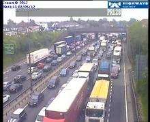 Long delays after fatal accident on M25 on May 2 2012