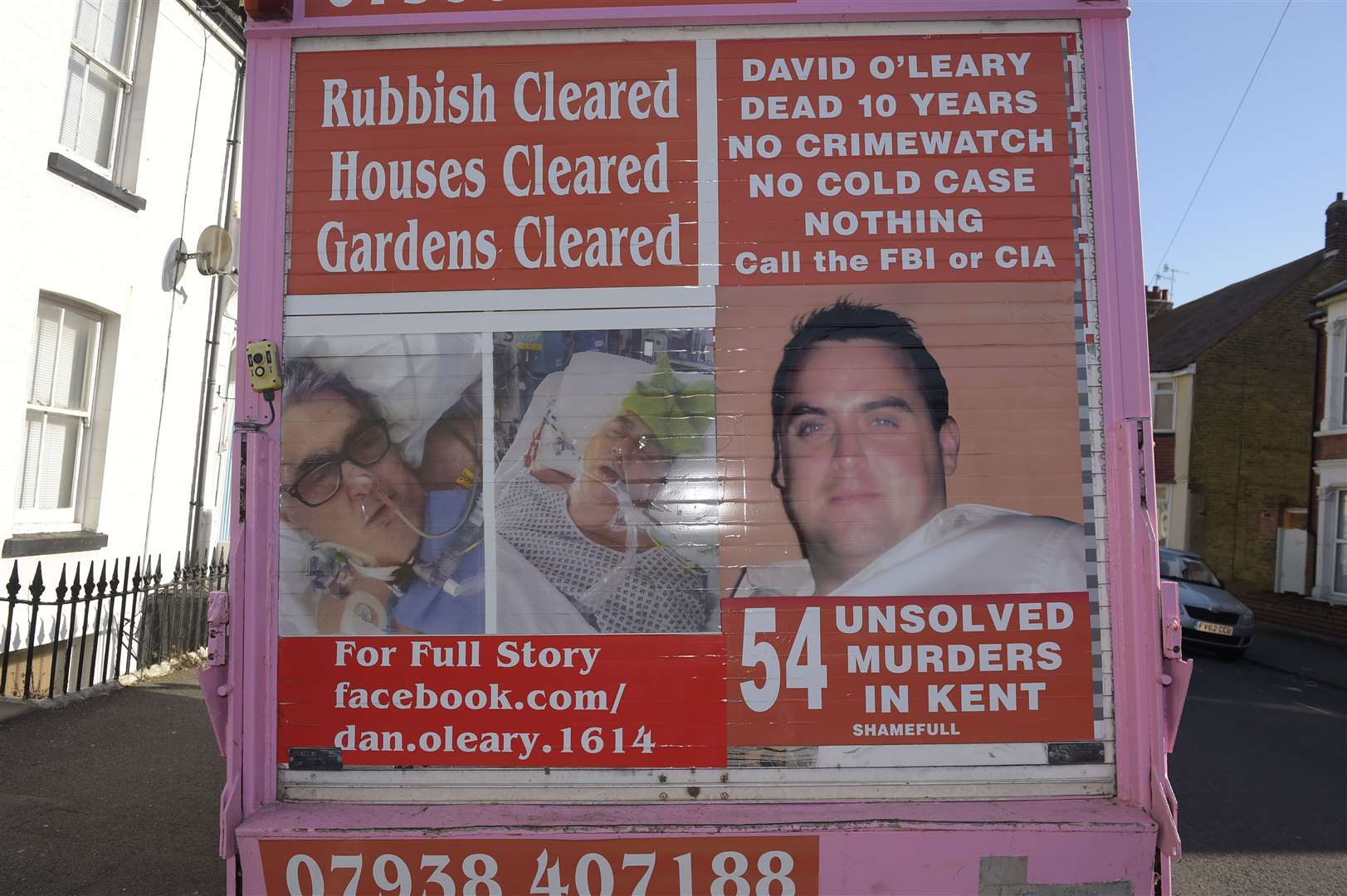 Northdown Road, Margate on the 10th anniversary of David O'leary's murder. Picture: Tony Flashman