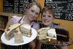 Sophie Durrant and Maggie Doyle at Maggie's Cakes