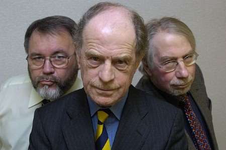 The original Codger line-up - Alan Watkins, Gerald Bartlett and Peter Cook