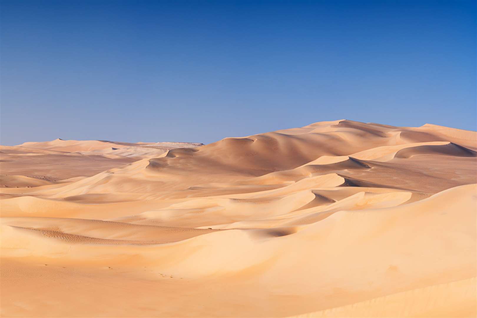 The sand is carried as a result of a sandstorm in the Sahara Desert