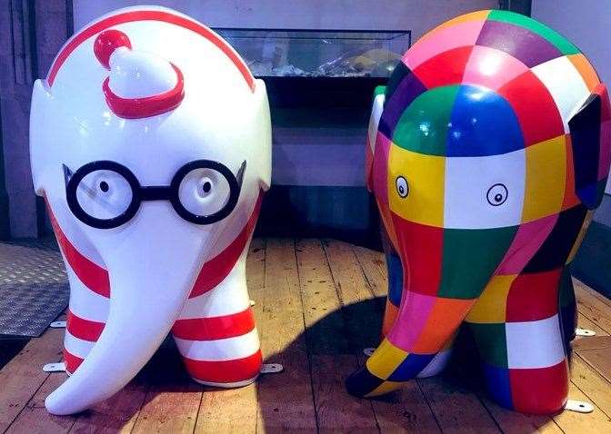 "Where's Elmer?" designed by the artist Martin Handford, will join Elmer the patchwork elephant this summer.