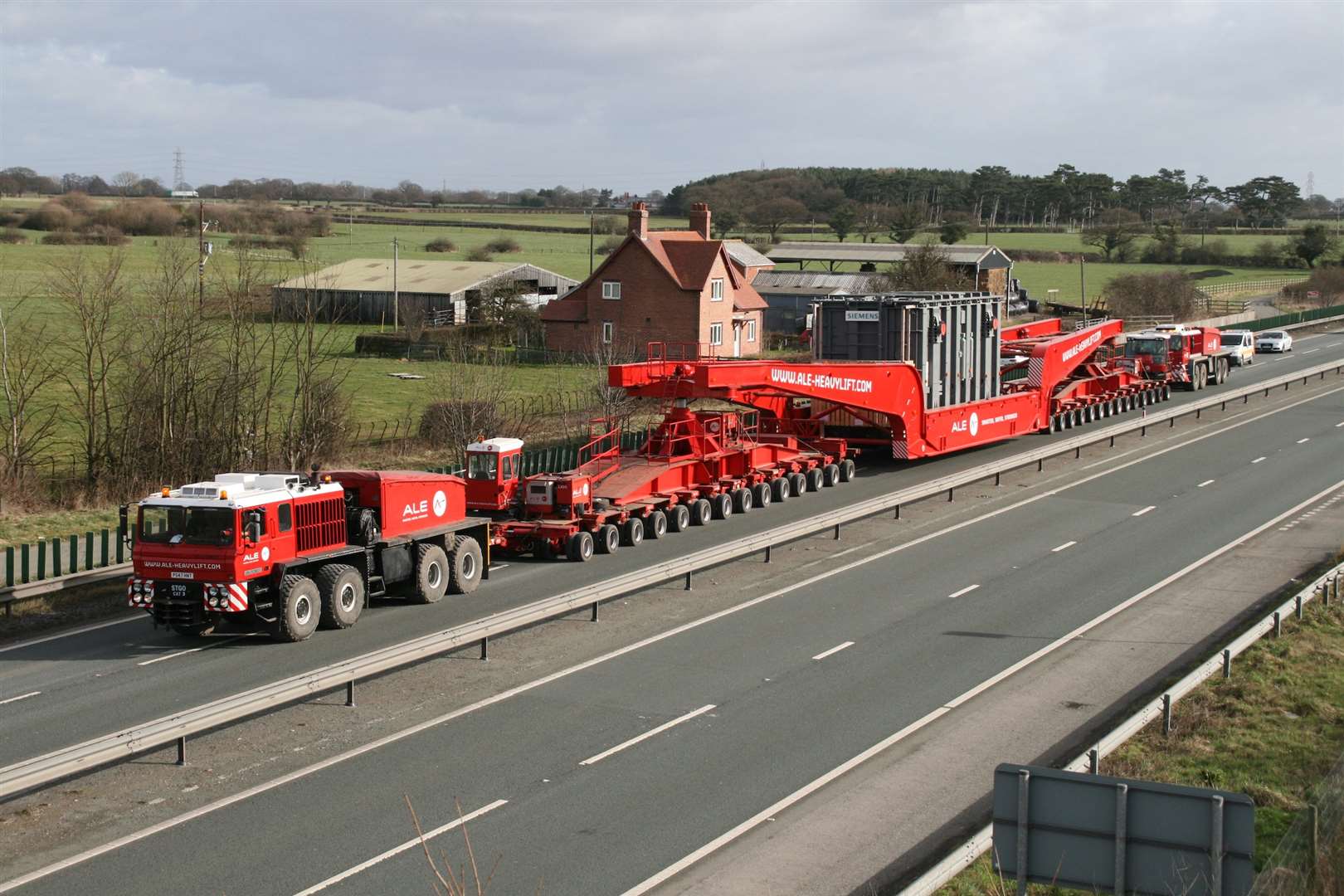 The huge substation will be transported through east Kent. Picture: National Grid