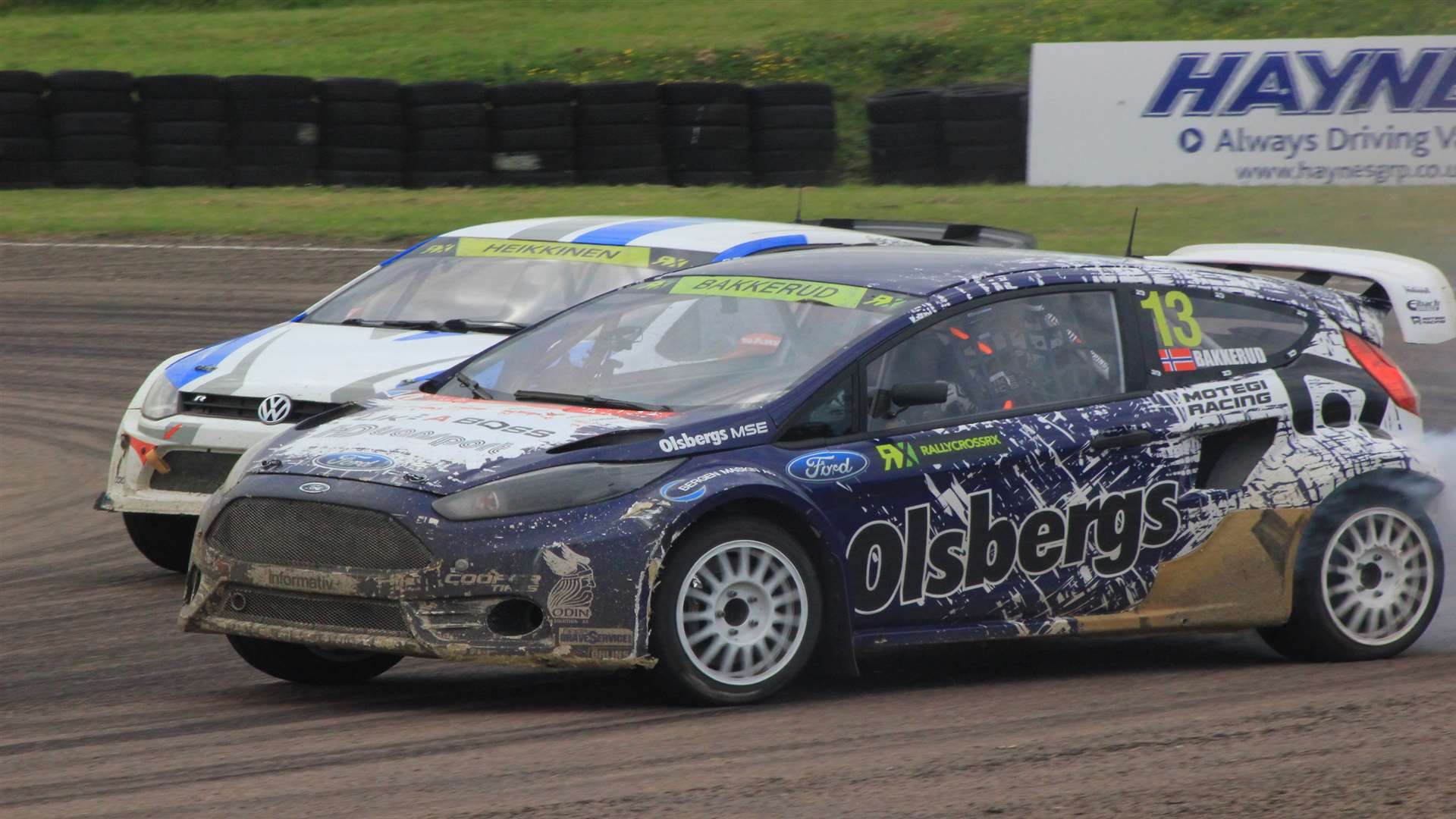 Andreas Bakkerud won last year's Lydden event aboard his Ford Fiesta. Picture: Joe Wright