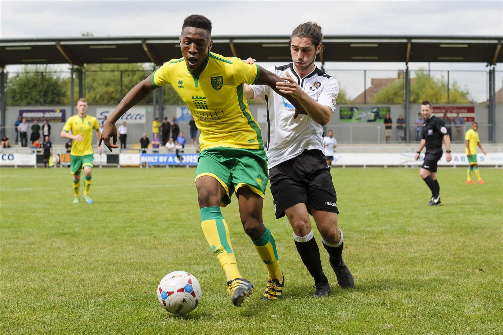 Ebou Adams has joined Ebbsfleet after two-and-a-half years with Norwich City Picture: Andy Payton