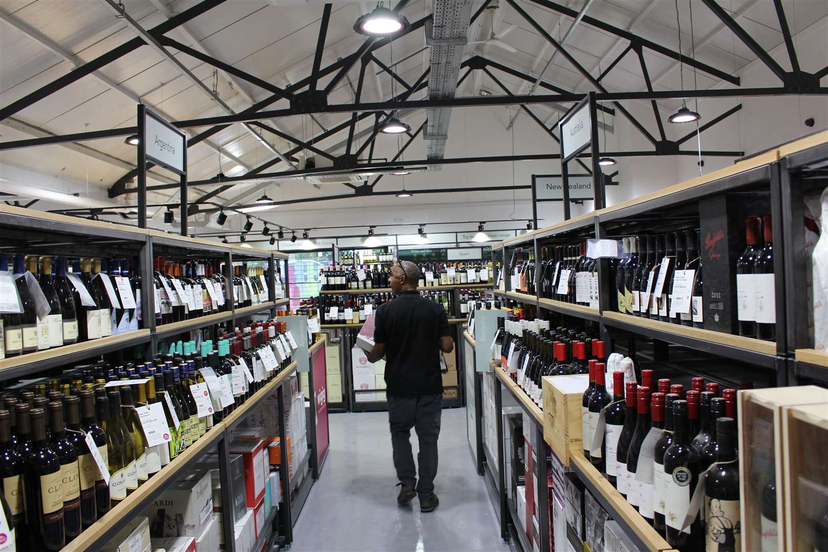 Majestic Wine has outlets in Canterbury and Tenterden