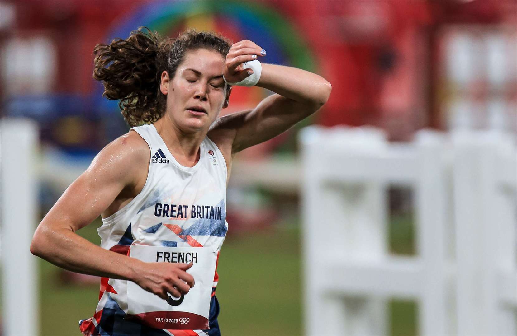 Kate French from Meopham wins gold for Team GB at Tokyo Olympics in modern pentathlon. Picture: UPIM Media (49974483)