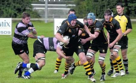 Canterbury in action against Clifton