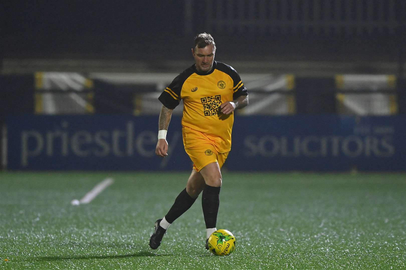 Danny Kedwell playing for Cray Wanderers recently Picture: Keith Gillard