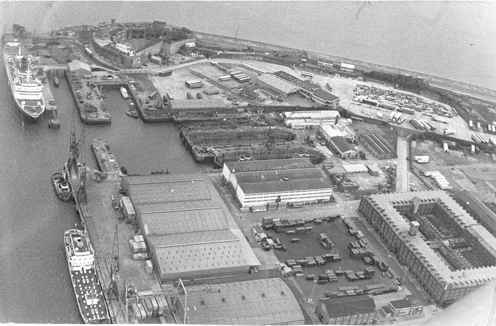 Sheerness Docks, October, 1978