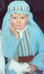TRAGIC: Billy Chubb in his first Nativity play a week before he died