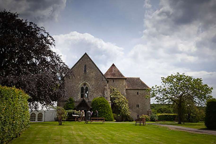 The priory stands in seven acres of glorious gardens