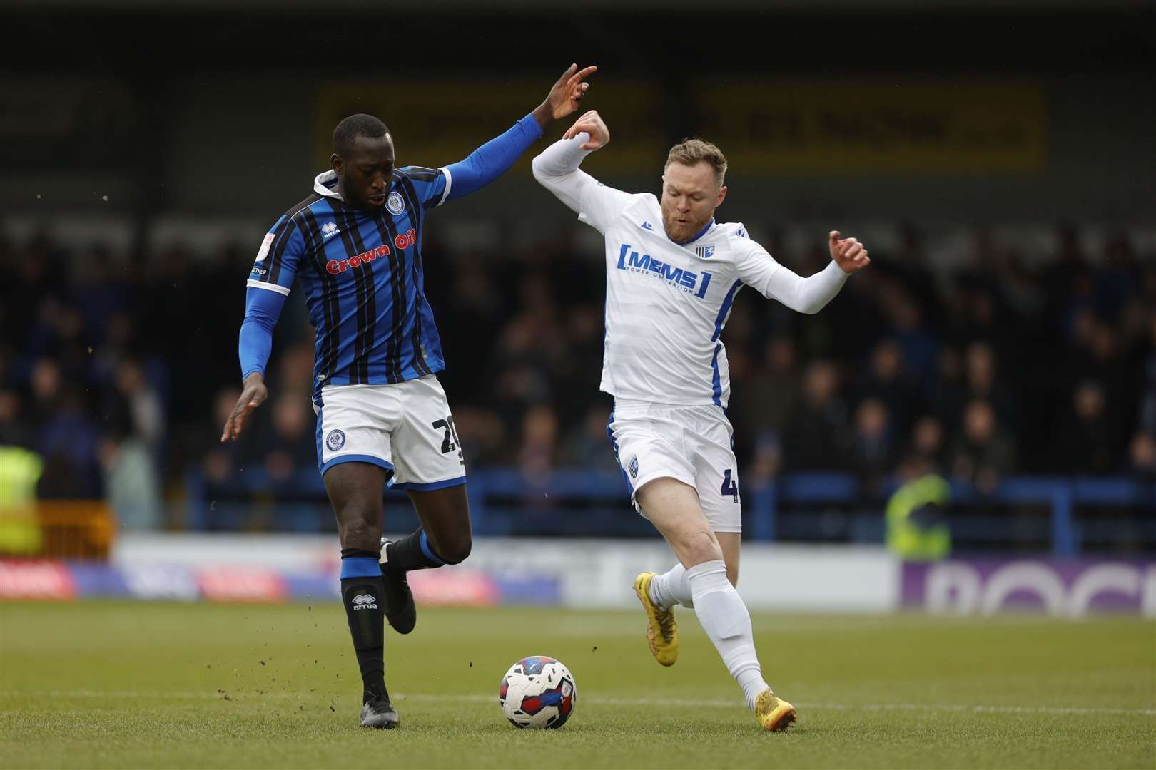 Gillingham loan forward Aiden O’Brien is set to miss the remaining games of the season through injury.