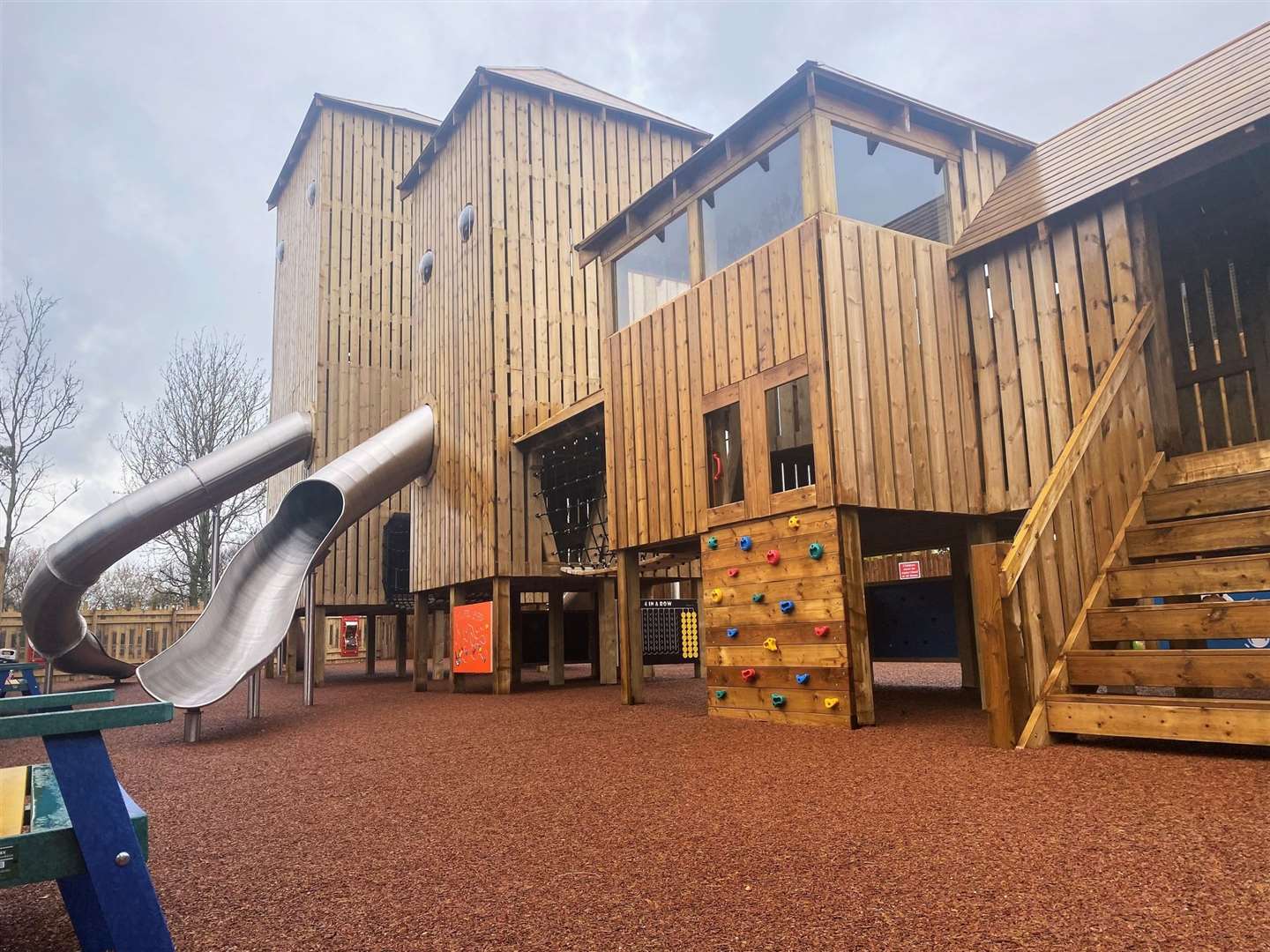 A new play area has launched at Wingham Wildlife Park, near Canterbury. Picture: Wingham Wildlife Park