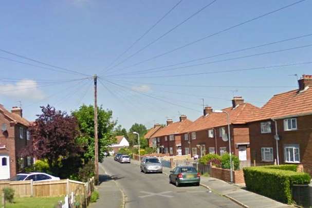 The incident happened in Davis Avenue, Deal. Picture: Google Street View