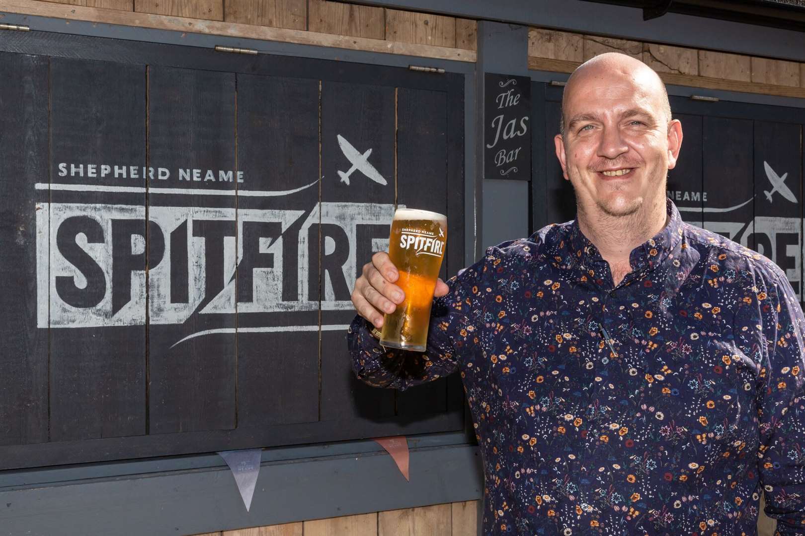 Chris Peach, manager of The Spitfire pub