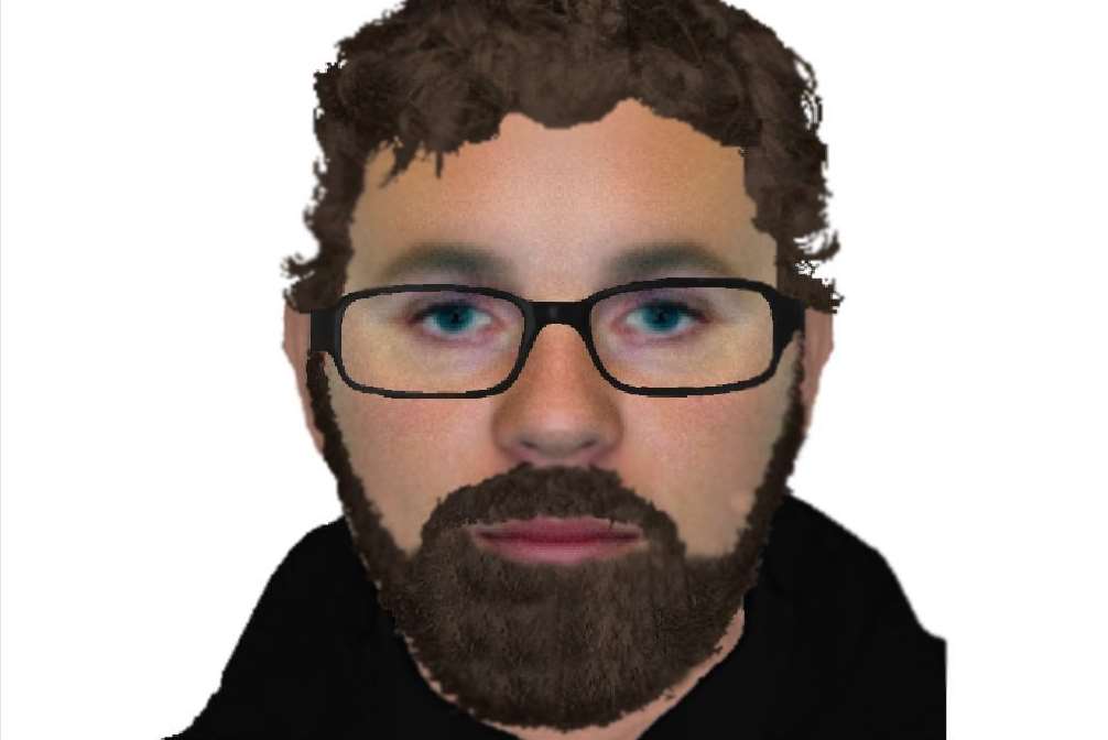 Police have released an e-fit of a suspect who assaulted a taxi driver in Folkestone