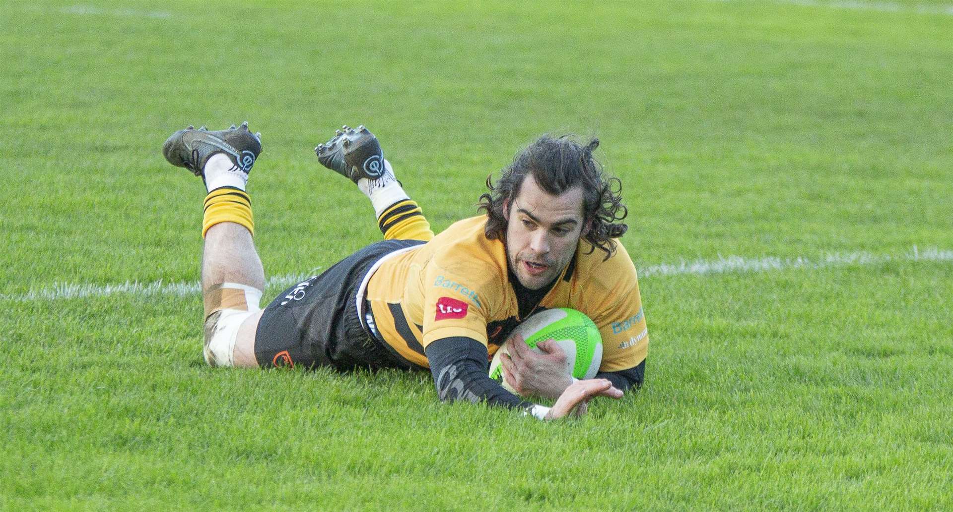 Dwayne Corcoran scored one of Canterbury's tries at Clifton. Picture: Phillipa Hilton