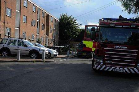 Flat fire at Alfred Road, Thanington