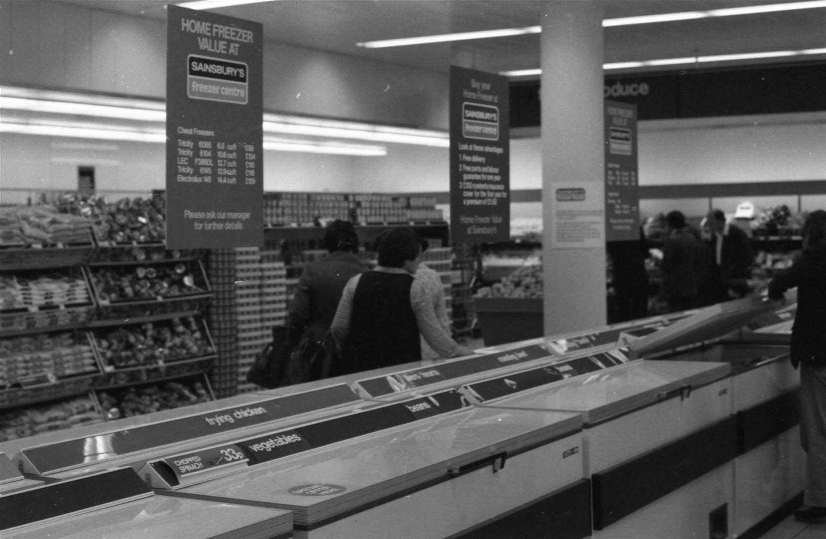Inside the Bell Shopping Centre store in Sittingbourne in 1976. Picture: The Sainsbury Archive, Museum of London Docklands