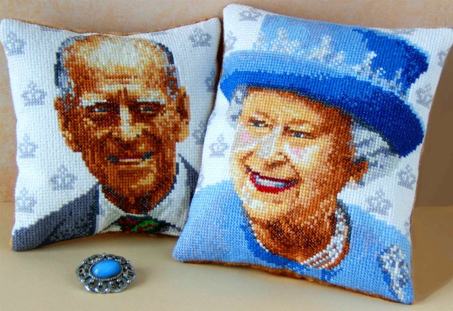 Portraits of the Queen and Prince Philip
