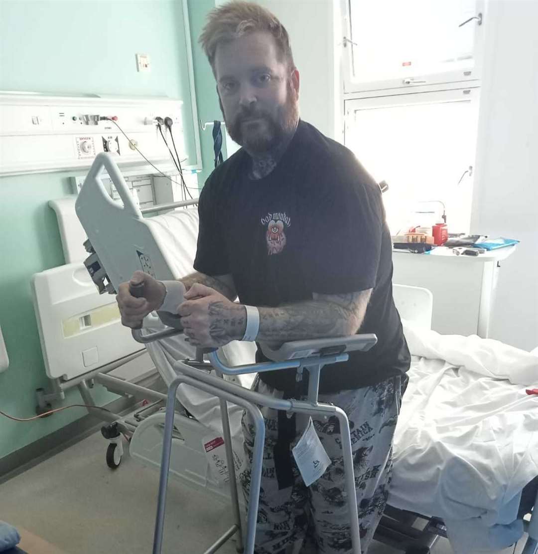Leon Zanre has been left with life-changing injuries after being involved in an accident in Sandwich. Picture: Leon Zanre