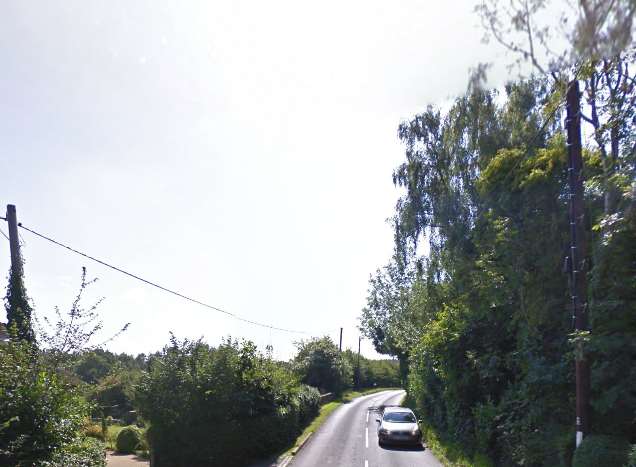 The scene of the fatal crash in Battle, East Sussex. Picture: Google Street View