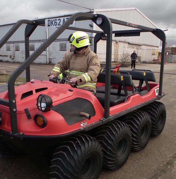 All-terrain vehicles can get firefighters and equipment to remote areas such as woods and moorlands that would be impossible for a traditional fire engine to reach
