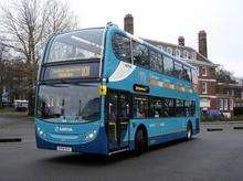 One of the new Arriva Enviro 400 buses