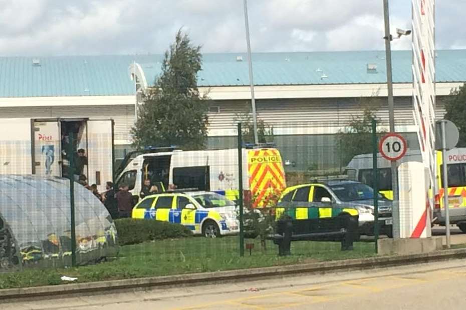 The migrants were found in the back of a lorry heading to a supermarket depot in Dartford