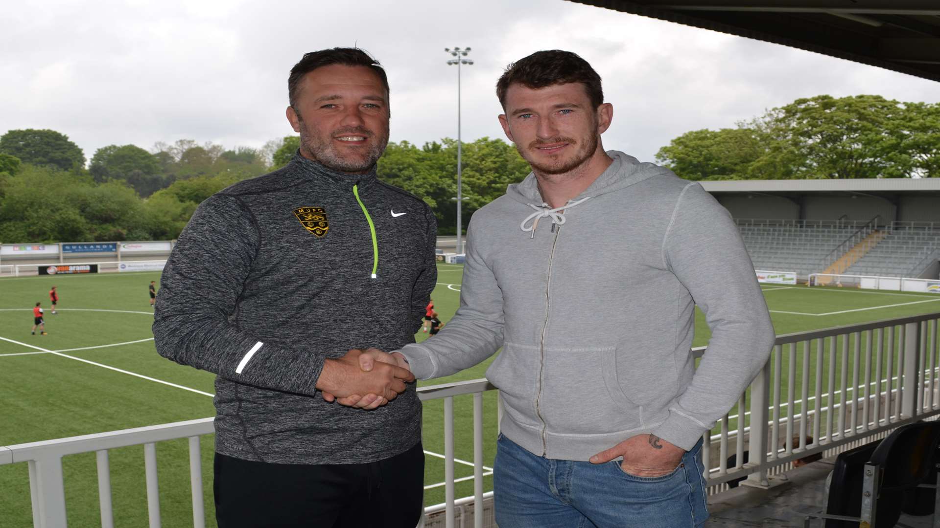 Jay Saunders welcomes Reece Prestedge back to Maidstone