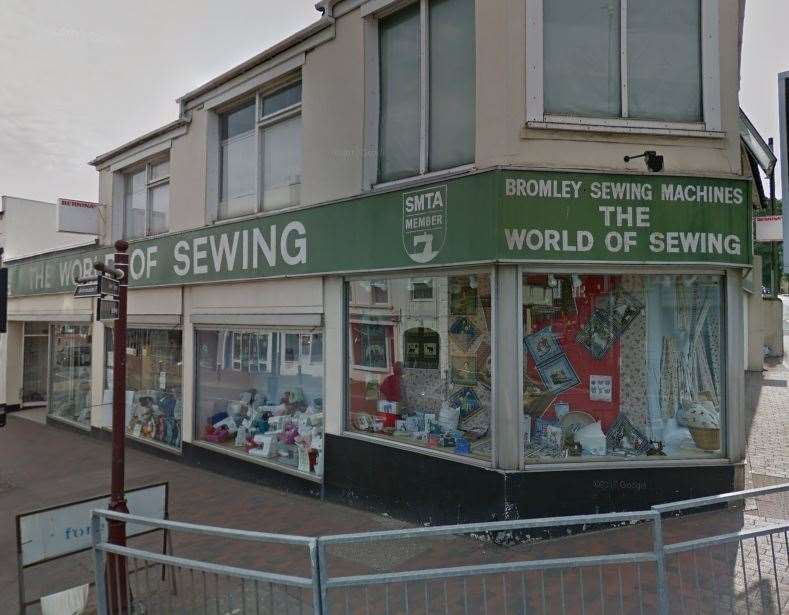 The World of Sewing in Tunbridge Wells. Picture: Google