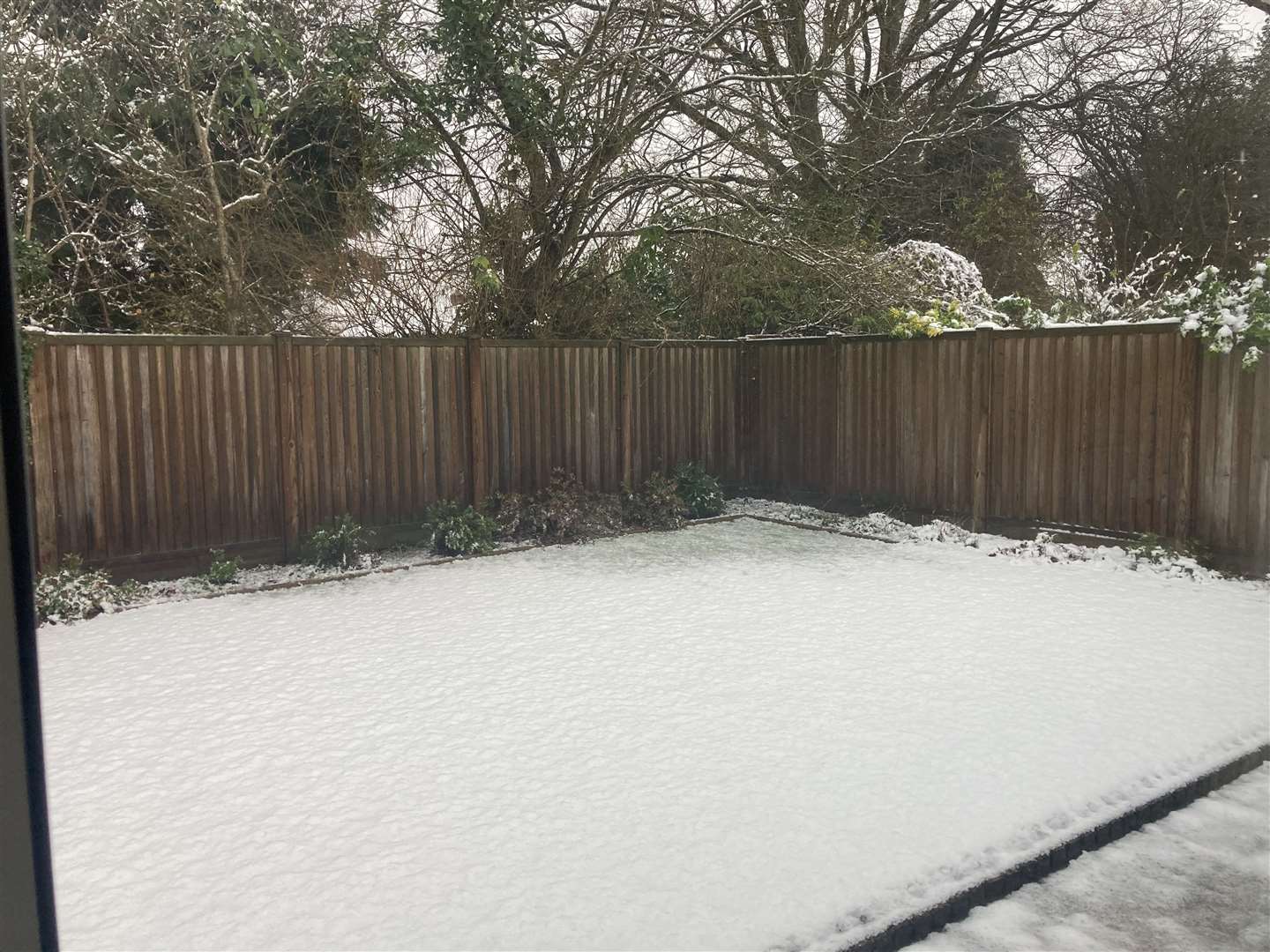 Snow has been seen in parts of Sevenoaks
