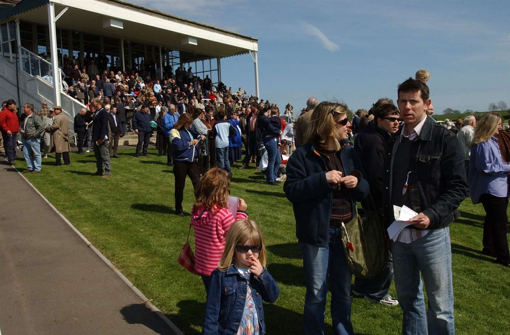 Kentish Easter Eggspress Raceday at Folkestone Racecourse in April 2004