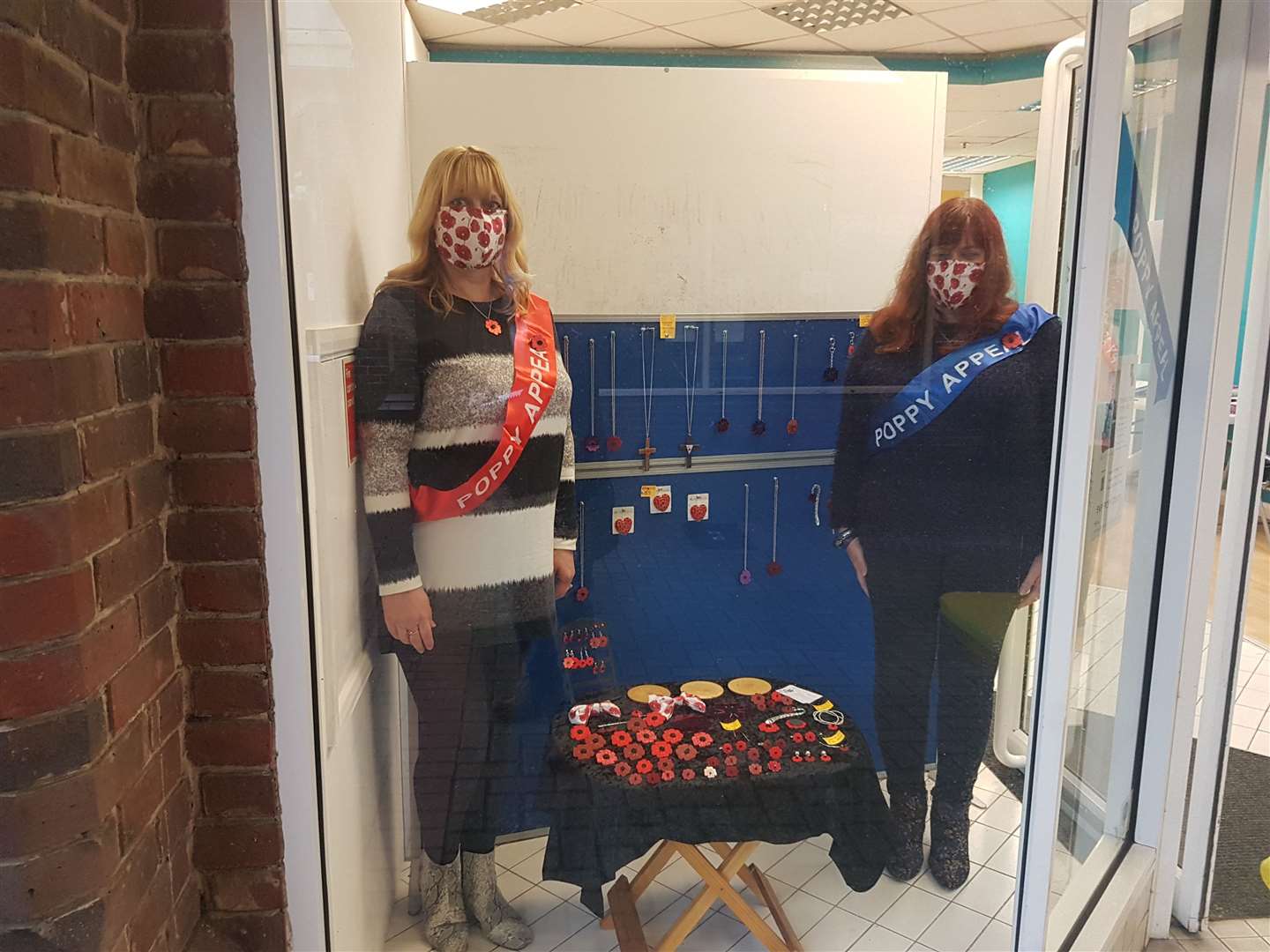 Tracey Golding and Lynn Taylor are avid supporters of the Royal British Legion, donating their time and handmade items to the cause