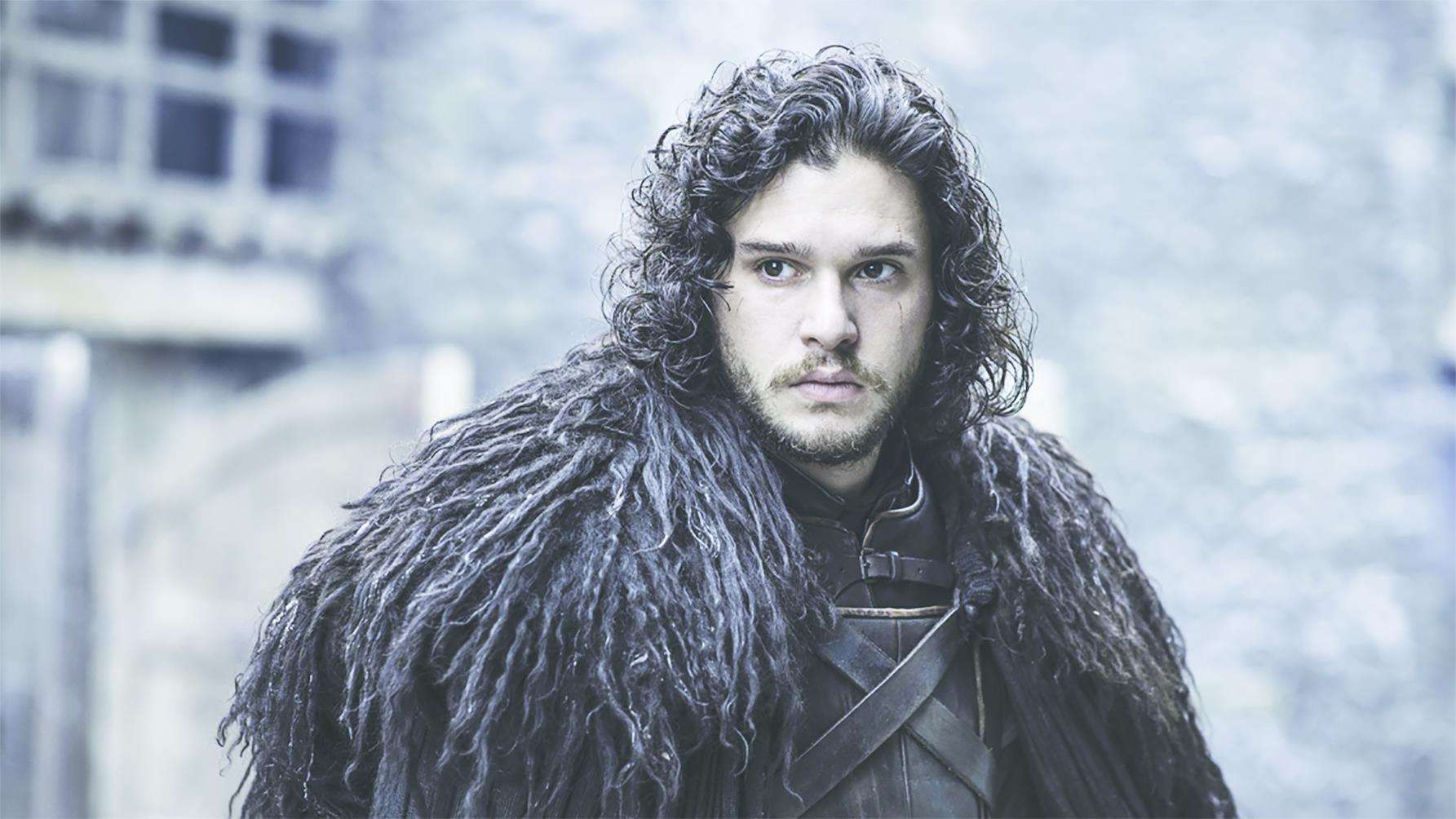 Jon Snow, played by Kit Harington in Game of Thrones
